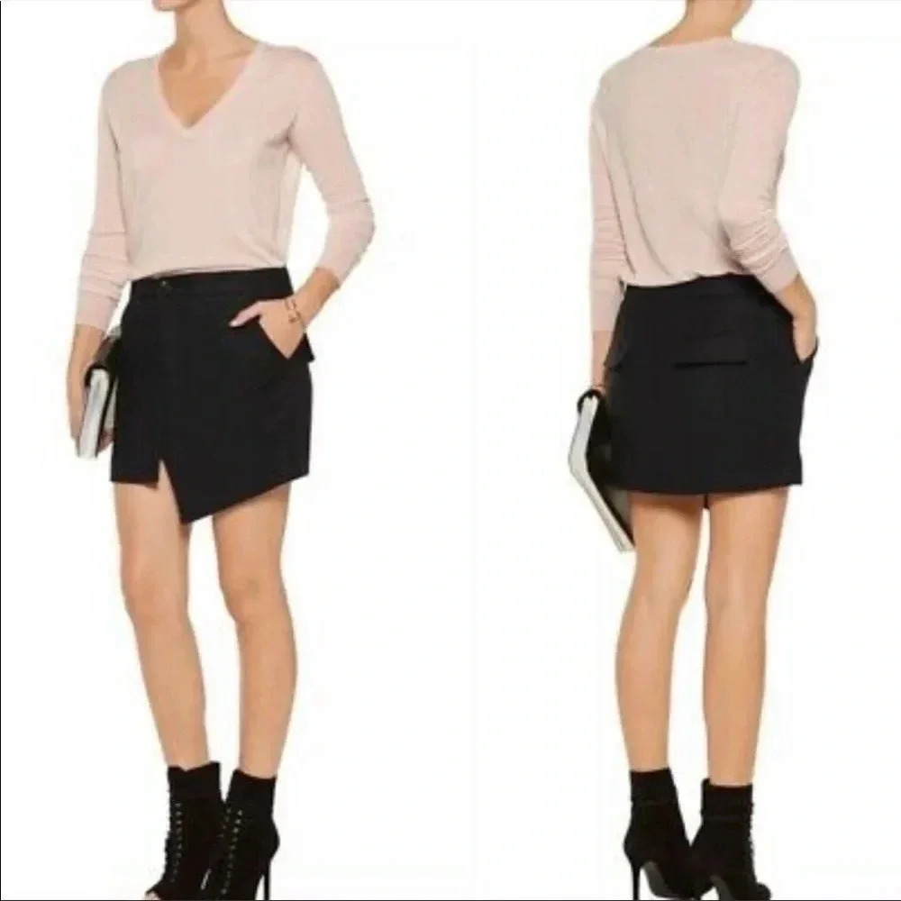 Marissa Webb linen blend mini skirt